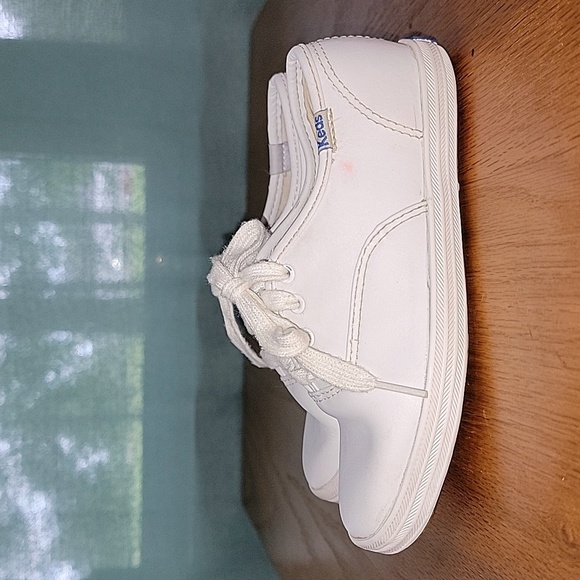 Girls Keds Champion Leather Sneakers, White, 11.5W, New-Slight Defect - Picture 15 of 16
